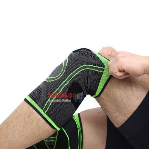 Knee Pad Compression Support Brace - Protective Knee Brace Green
