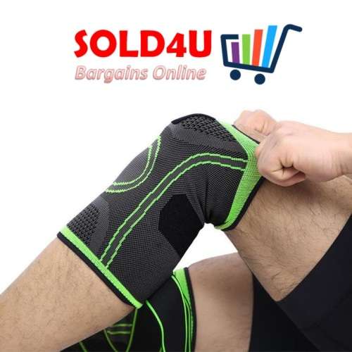 Knee Pad Compression Support Brace - Protective Knee Brace Green