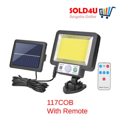 LED Split Solar Wall Lamp Light Outdoor Waterproof Motion Sensor