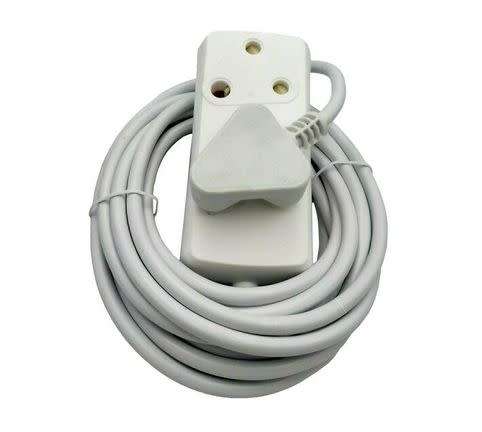5 meter Extension Cord With Two-Way Multi-Plug