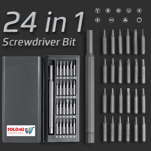 24 in 1 Precision Magnetic Screwdriver Set in case