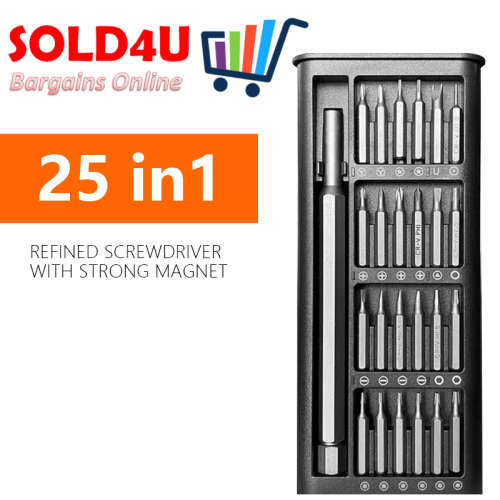 24 in 1 Precision Magnetic Screwdriver Set in case