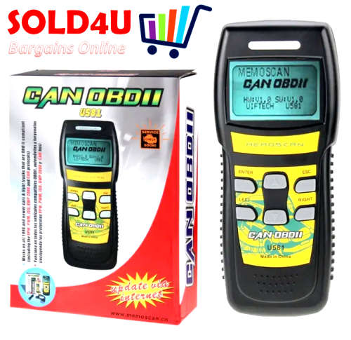 Can OBDII & EOBDII Scanner Can Bus Code Reader [ Real-time automotive diagnosis ] U581 Live Data