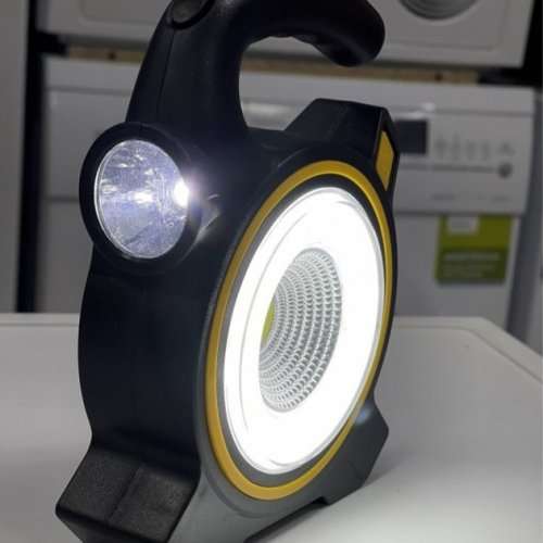 Long Range COB Work Light Lantern with additional Torch Rechargeable