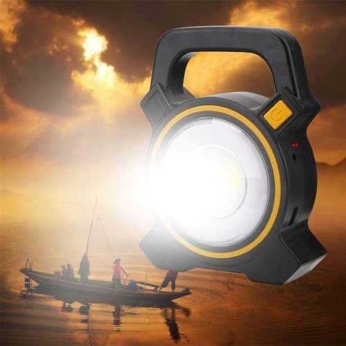 Long Range COB Work Light Lantern with additional Torch Rechargeable