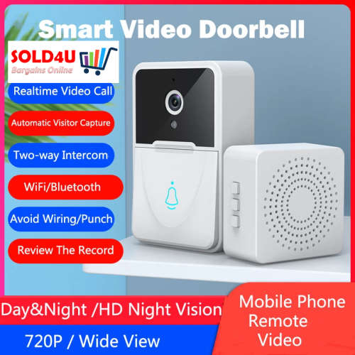 Wireless Smart WiFi Door Bell WiFi Video Camera Music Ring Doorbell - Intelligent DoorBell