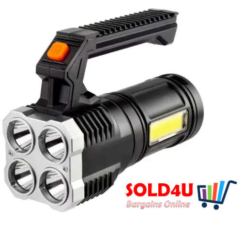 Torch 4 X LED Multi-Functional Torch Work Lights L-S09 [ USB Rechargeable ]