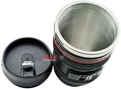 Camera Lens Cup Style EF 24-105 Coffee Tea Travel Mug Stainless Steel Lens Shaped Coffee Cup