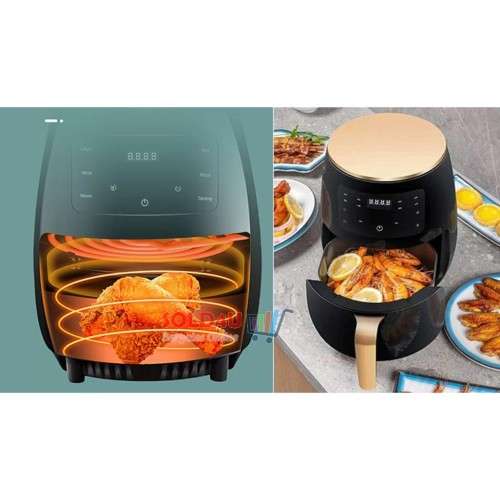 Silver crest 6L Air Fryer Smart Touch Screen LED Display 2400W