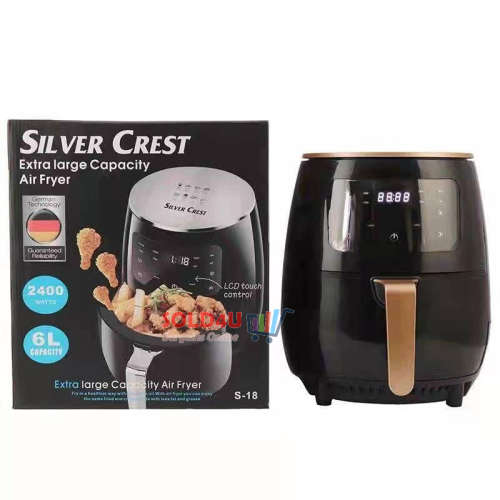 Silver crest 6L Air Fryer Smart Touch Screen LED Display 2400W