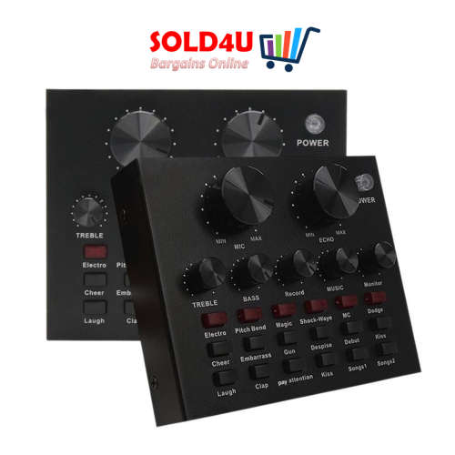 Live Sound Card - Built in Live Sound Effects - Light up the Live Broadcast