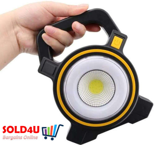 COB Work Light With USB Charging - Powerbank with Internal Lithium Battery Rechargeable