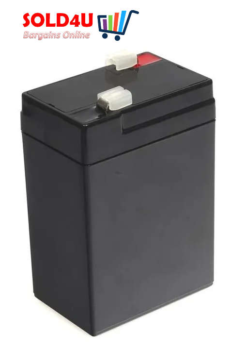 6V 4.0A Lead Acid Battery - 6 Volts 4 Amps Rechargeable Battery GD-645 GDLITING