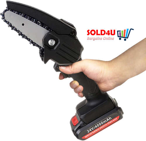 24V mini electric chainsaw rechargeable 4-Inch Lithium Battery Portable electric saw with Case