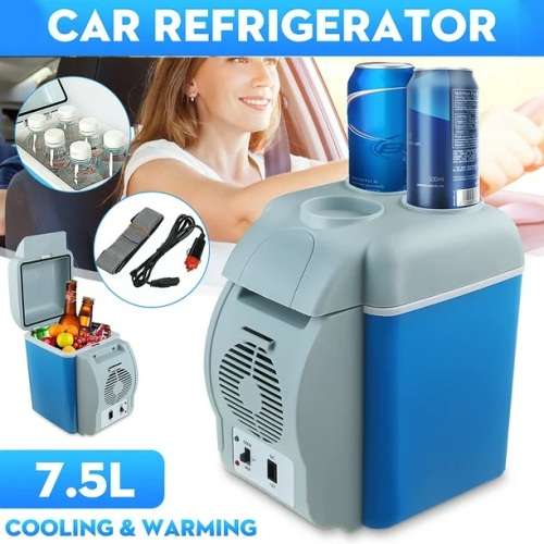 7.5L 12V Portable Car Cooler/Warmer Electric Fridge Travel Refrigerator