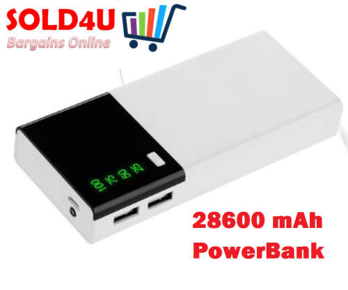 Power Bank 28600mAh Smart Powerbank with LED Flash Light