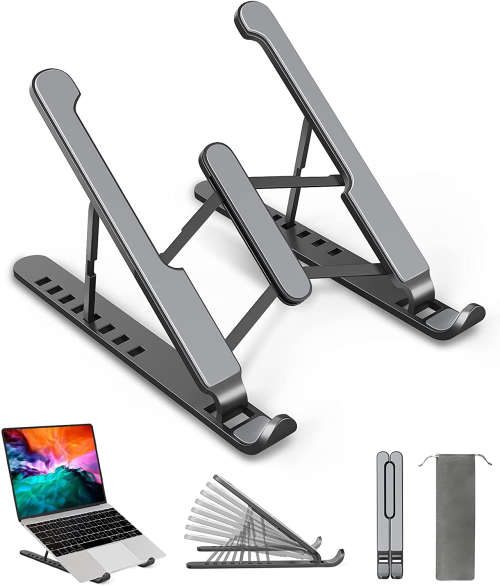 Portable Laptop Stand for 10-15.6` Notebook, Macbook and iPad