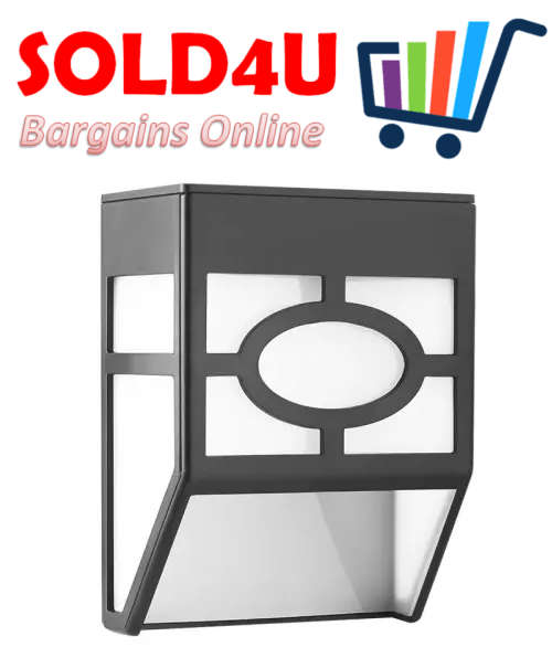 Solar Fence Light Style Retro Outdoor Wall Light Solar Powered