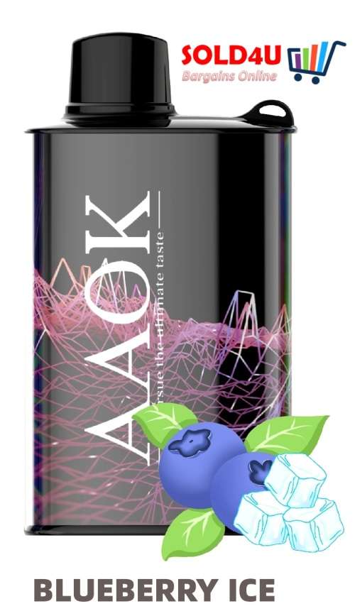 8000 PUFFS Disposable Vape e-cigarette [ Bluebery ICE Flavour] 500MAh Battery