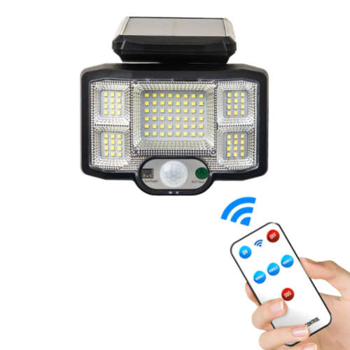 Outdoor Remote Control Solar Lamp 96 LED with Remote