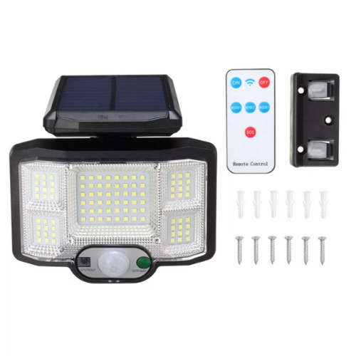 Outdoor Remote Control Solar Lamp 96 LED with Remote