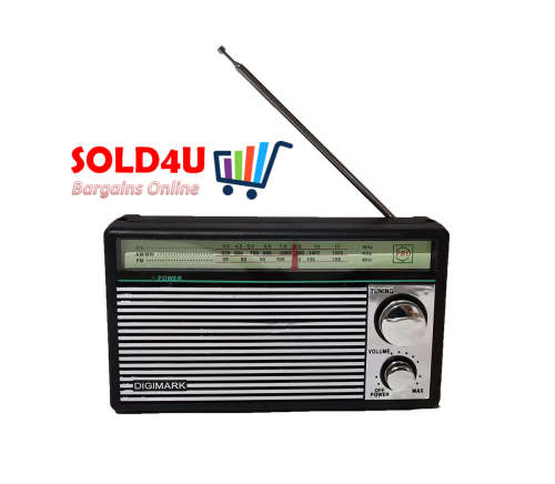 Digimark AM/FM/SW Portable Radio - 3 Band Radio AC/DC