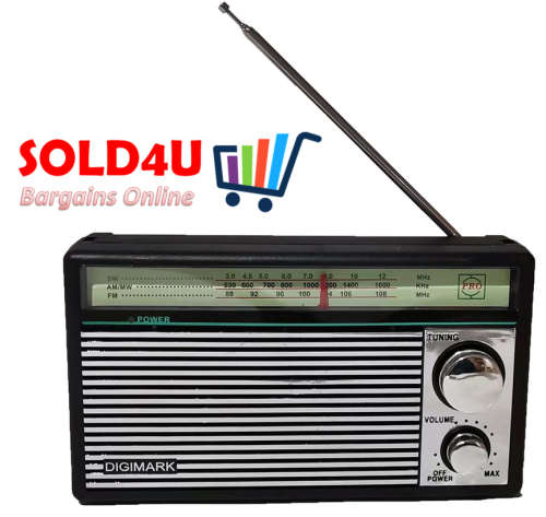 Digimark AM/FM/SW Portable Radio - 3 Band Radio AC/DC