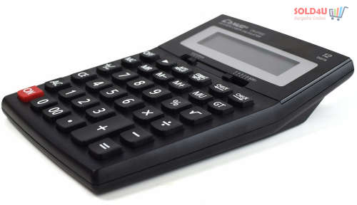 Electronic Calculator - 120 Steps - 12 Digits Check Correct Dual power Solar & battery