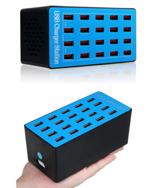 20 ports USB Intelligent Charger - 20 X USB PORTS - Desktop Fast Charger