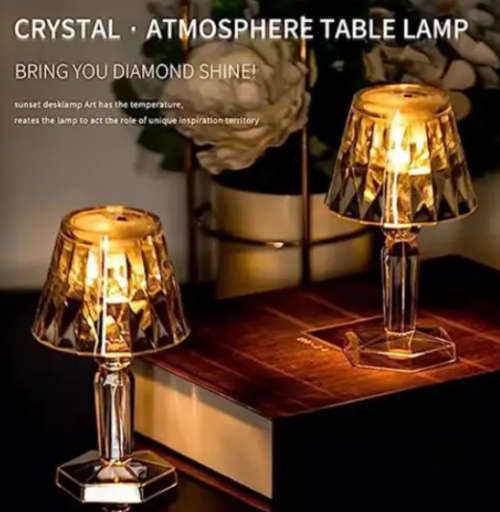 LED Crystal Table lamp, Acrylic Diamond Night Light