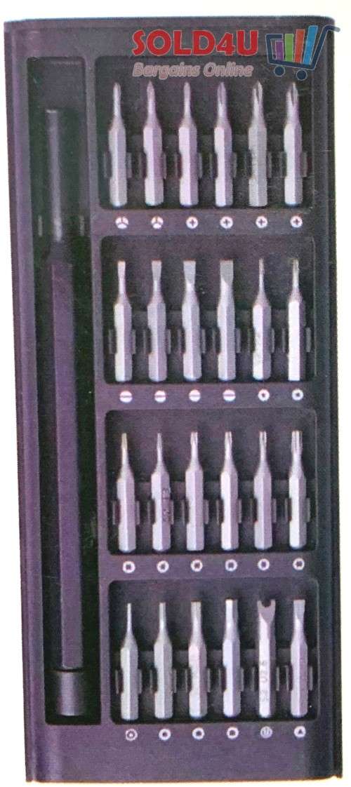 24 in 1 Precision Magnetic Screwdriver Set in case