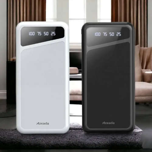 PowerBank 10000mAh Corded USB 2A With built-in Cable 3-in-1 for Charging