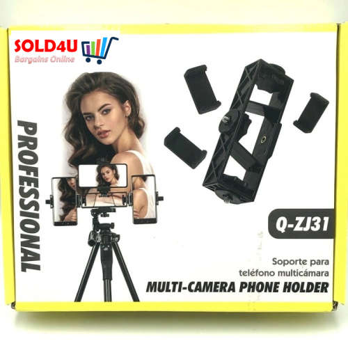Multi-camera Phone Holder Holds 3 x  Phones