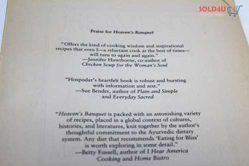 Heaven`s Banquet: Vegetarian Cooking for Lifelong Health the Ayurveda Way  by Miriam Kasin Hospodar