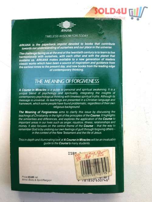 Meaning of Forgiveness BOOK by Kenneth Wapnick