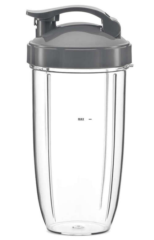 Pack of 2 x Replacement Nutribullet Cup - 946ml - with Flip Top To-Go Lid