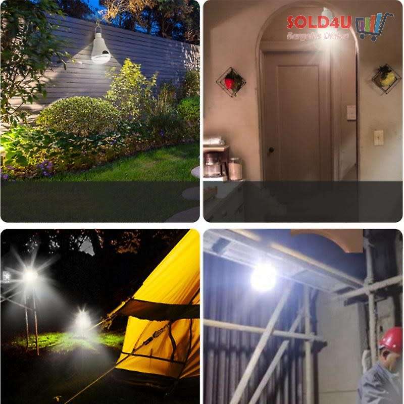 20 LED SOLAR Light Bulb with SOLAR Panel - Very handy for outdoors & Indoors