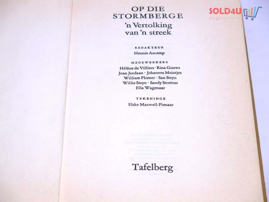 Op Die Stormberge : `n vertolking van `n streek Aucamp, Hennie