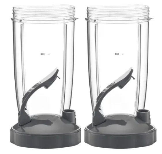 Pack of 2 x Replacement Nutribullet Cup - 946ml - with Flip Top To-Go Lid