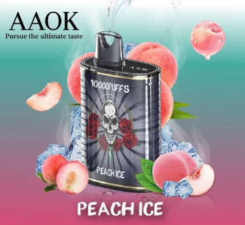 10,000 PUFFS Disposable Vape e-cigarette- 20ml - 500mAh Battery [ PEACH ICE ]