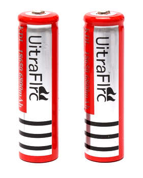 18650 Li-ion Rechargeable Battery 8800mAh 3.7V [ set of 2 in Plastic Box ]