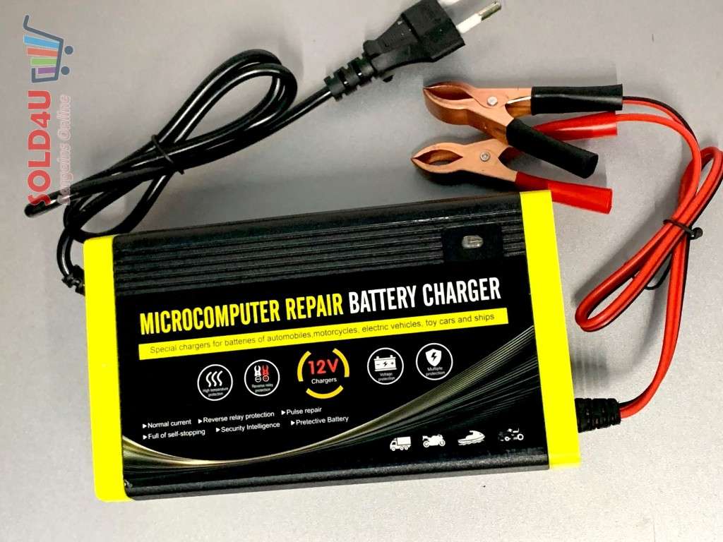 Car and Motorcycle Battery Charger Repair Type Microcomputer Battery Charger 12V 6A