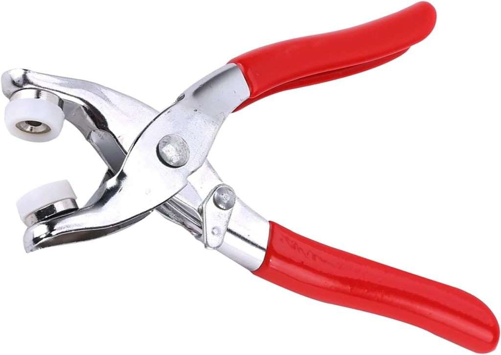 100 Piece Snap Button Kit Metal Sewing Prong Rings Buttons Press Studs Pliers Snap Craft Fasteners