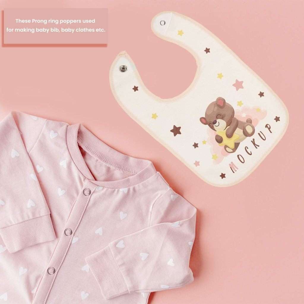 100 Piece Snap Button Kit Metal Sewing Prong Rings Buttons Press Studs Pliers Snap Craft Fasteners