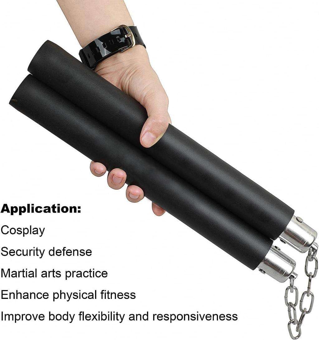 Nunchucks Safe Foam Rubber Training Nunchucks Nunchakus for Children Kids & Adults Self Defense