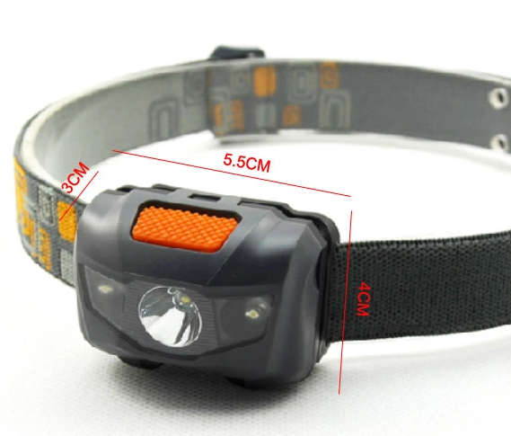 LED Headlamp T16 3 led 4 Brightness Level
