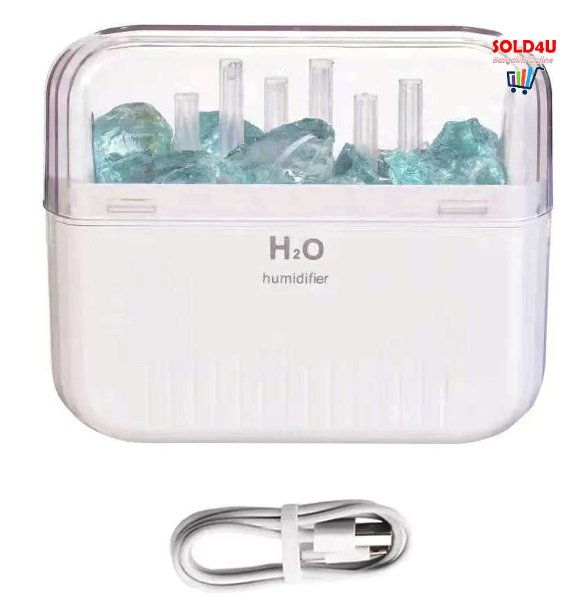 Beautiful Glacier Design Humidifier 400mL With Crystal - Essential Oil Diffuser Glacier Humidifier