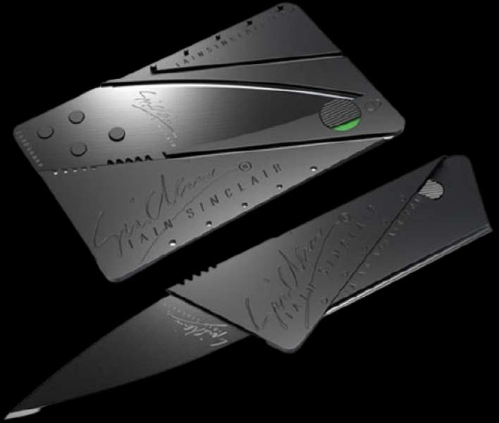 Credit Card Shaped Tactical Folding Knife