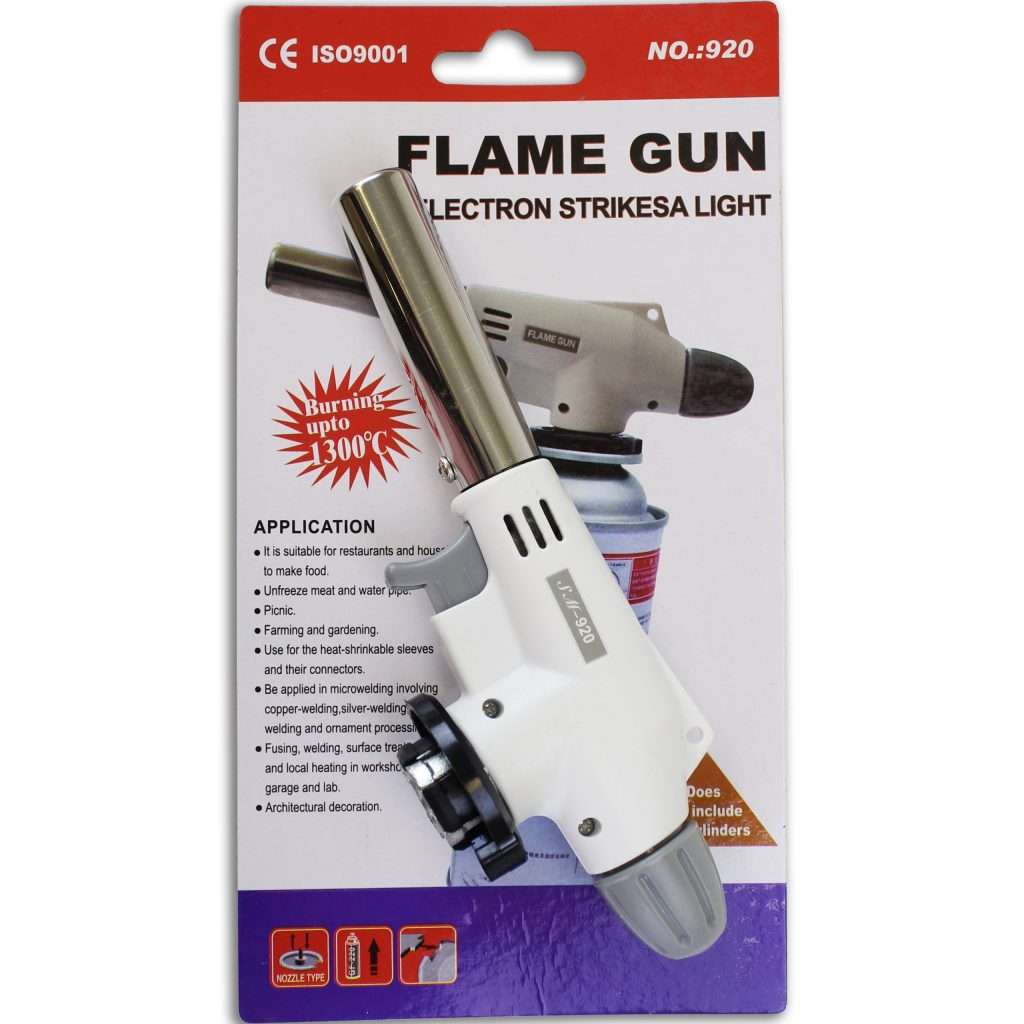 920# Multipurpose Flame Gun Butane Burner Welding Fire Maker Camping Gas Torch