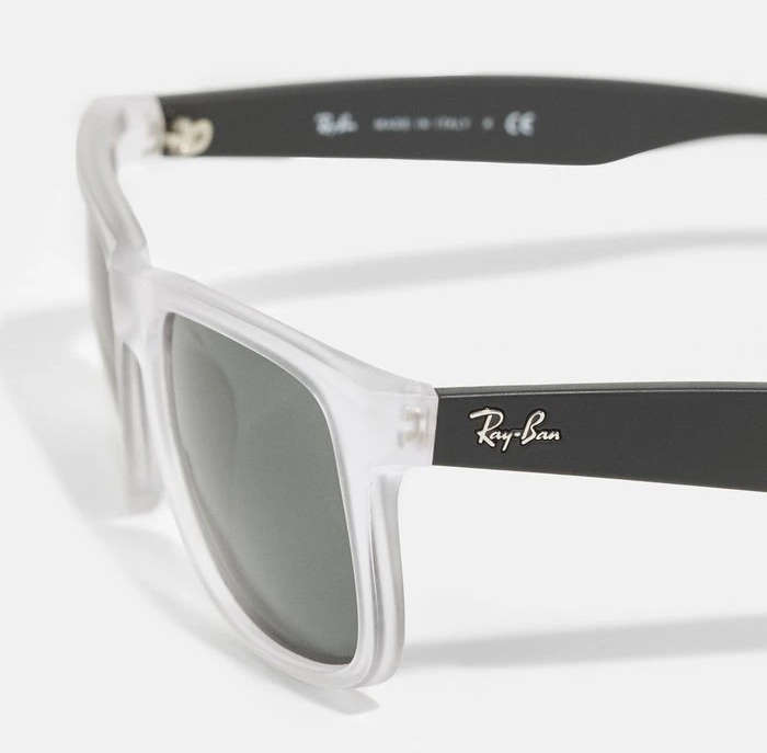 Ray-Ban Justin classic rectangular frame sunglasses RB 4165 Designer Sunglasses RayBan